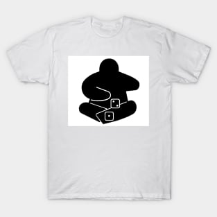 Dice Rolling Meeple T-Shirt